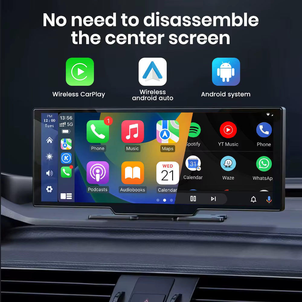 Universal Carplay skjerm til bil